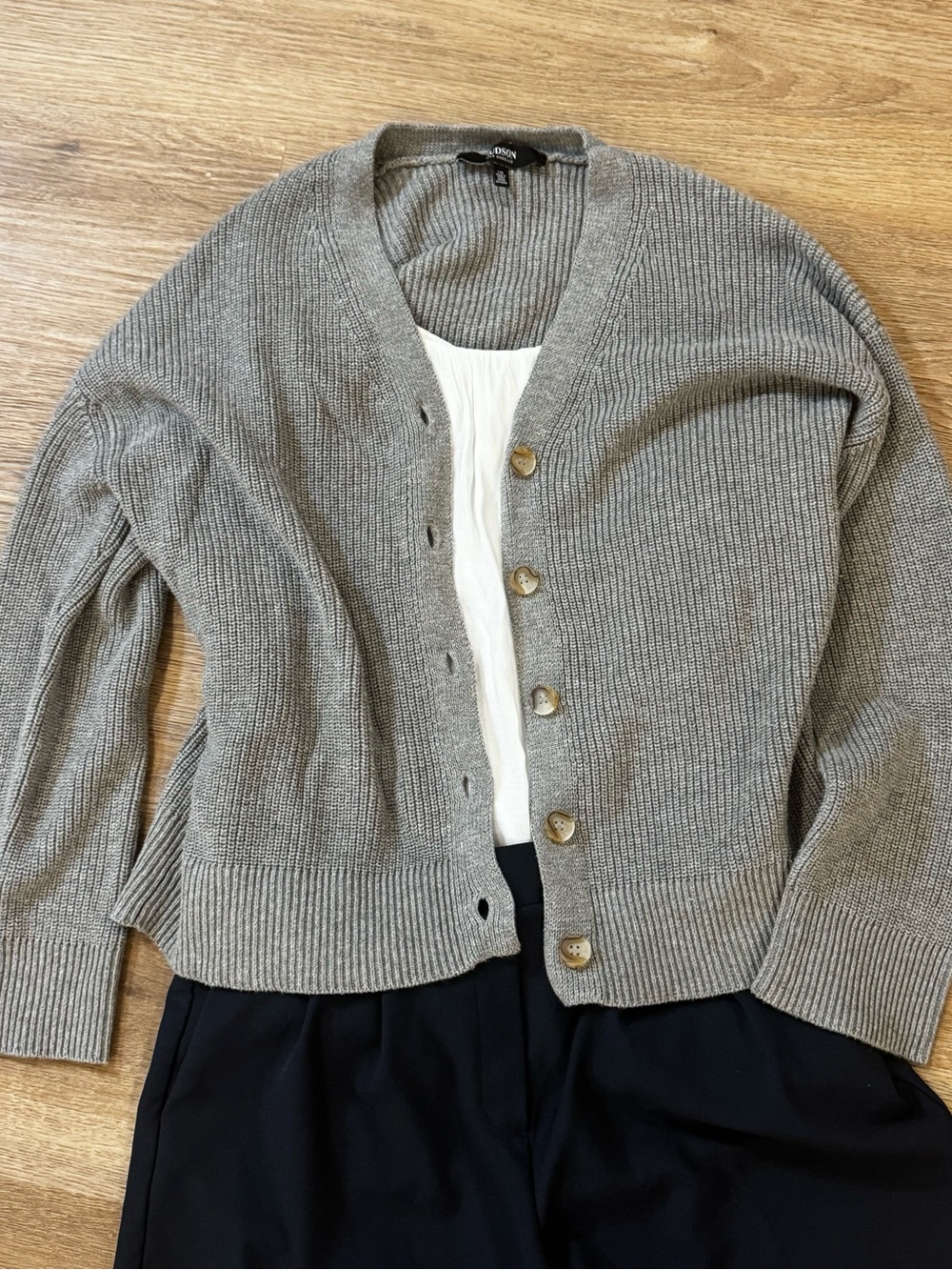 Hudson Jeans | Gray Cardigan Sweater | L